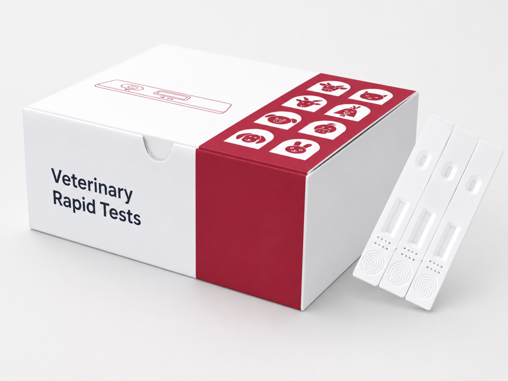 Veterinary rapid test kits for companion animal diagnostics
